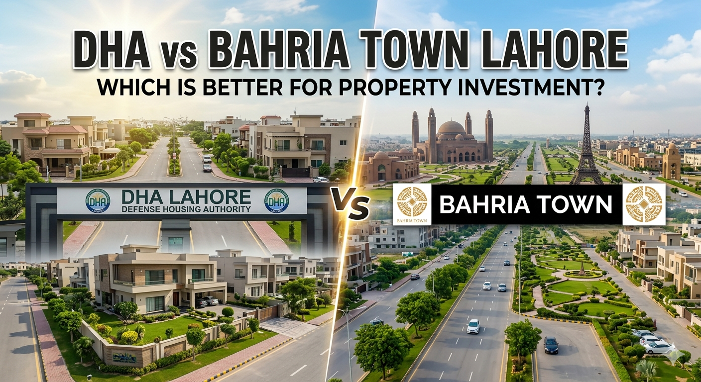 DHA vs Bahria Town Lahore – Property Investment?