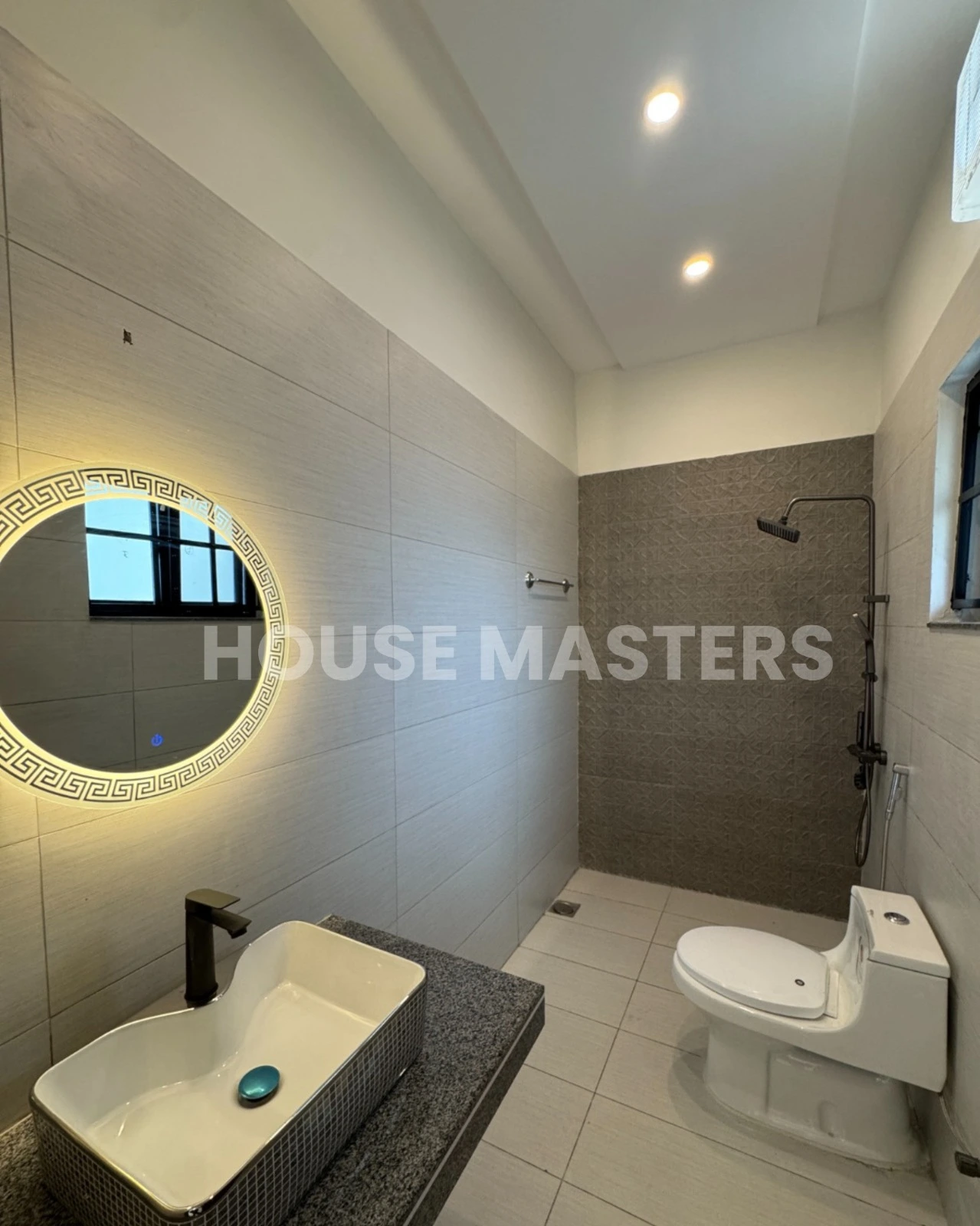 modern bathroom design house for sale Bahria Orchard Lahore tiles finishing