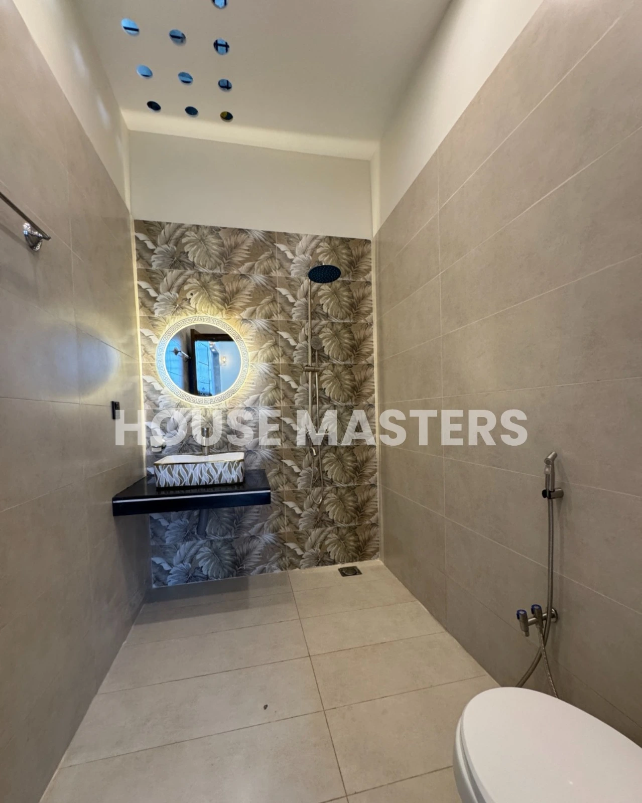 modern bathroom design house for sale Bahria Orchard Lahore tiles finishing